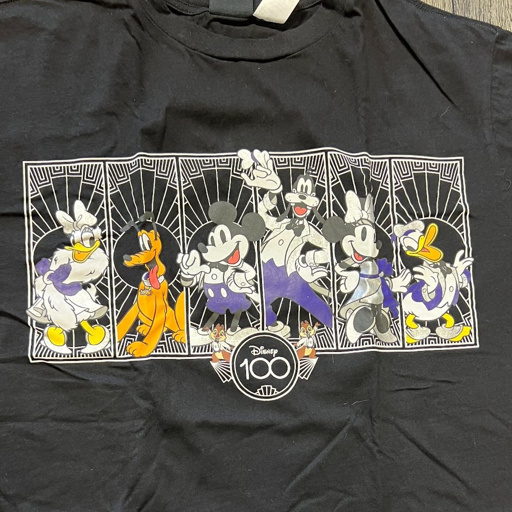 Walt Disney World 100th Black Tee Shirt